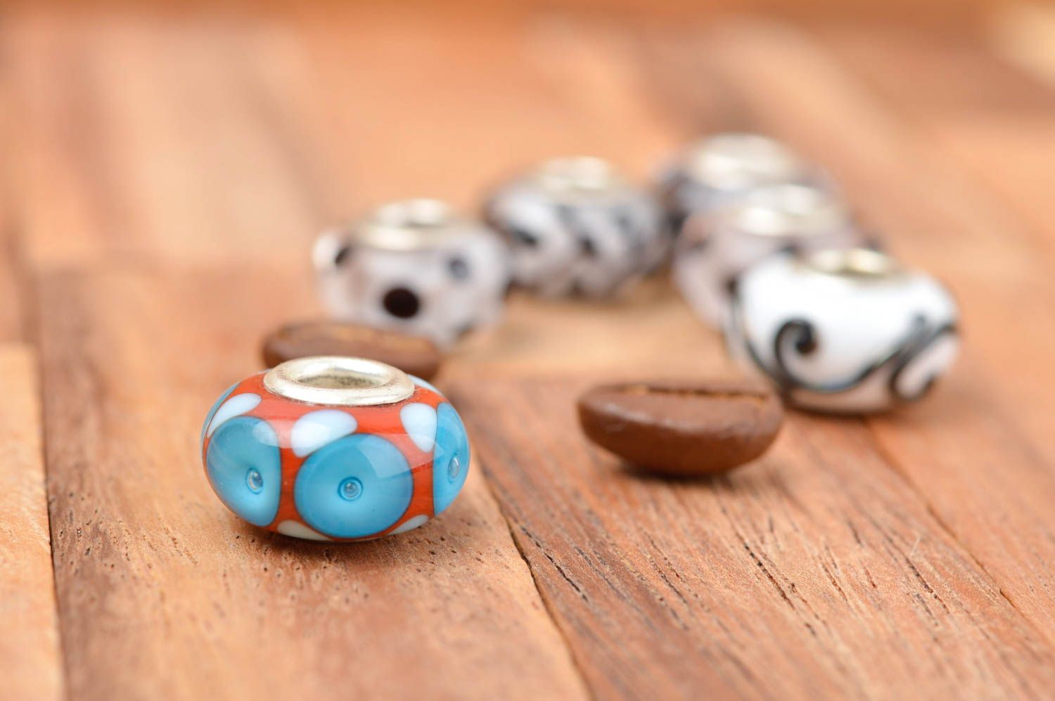 Handmade fittings unusual beads designer accessory jewelry charms gift ideas photo 1