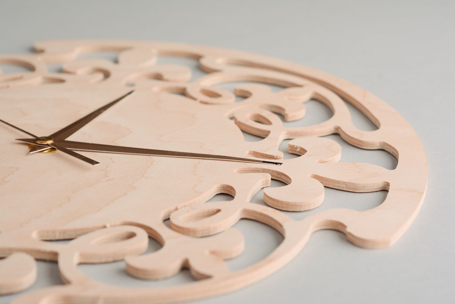 Ébauche en bois décorative faite main Horloge photo 4