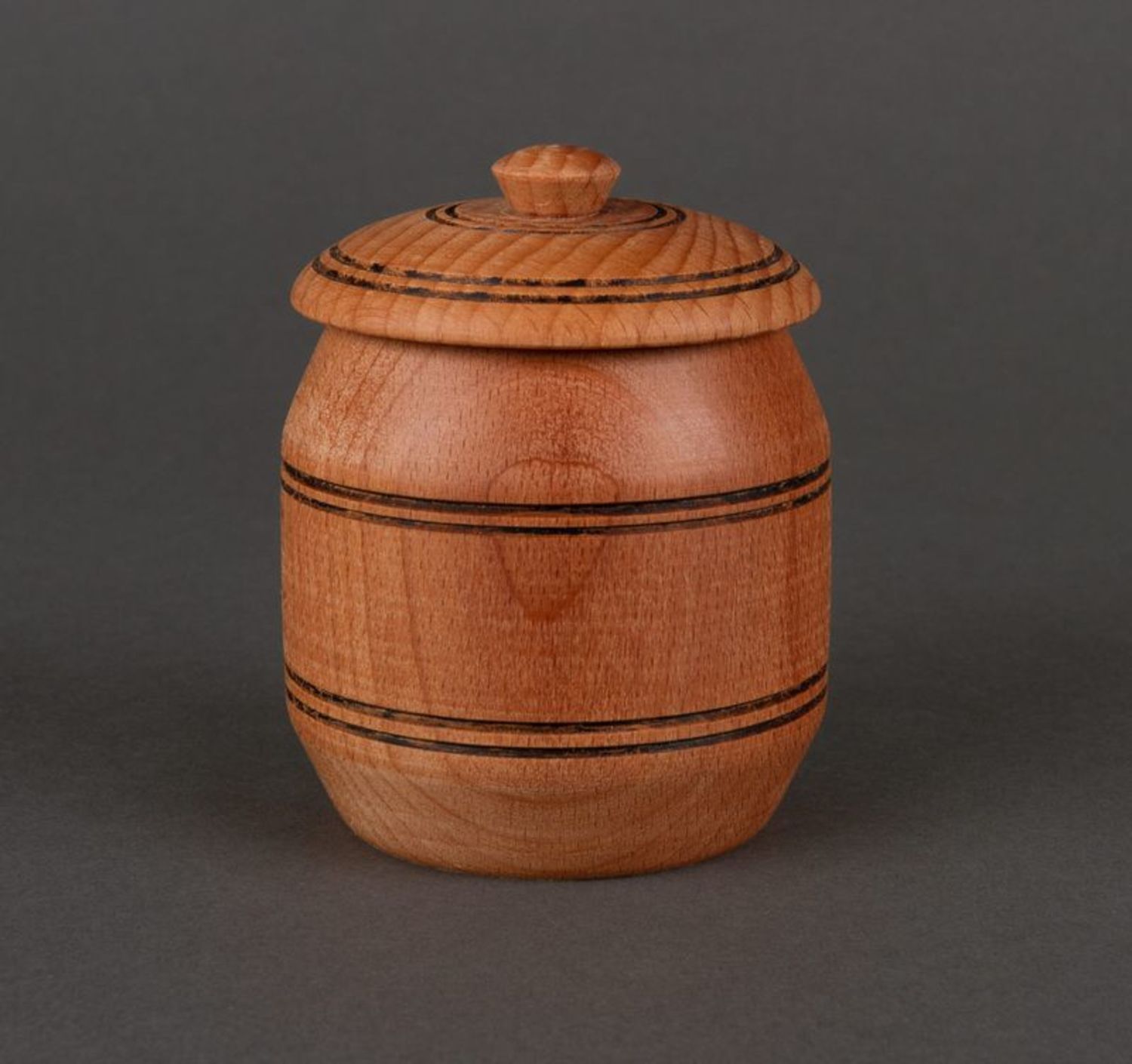 Wooden salt pot-keg photo 2