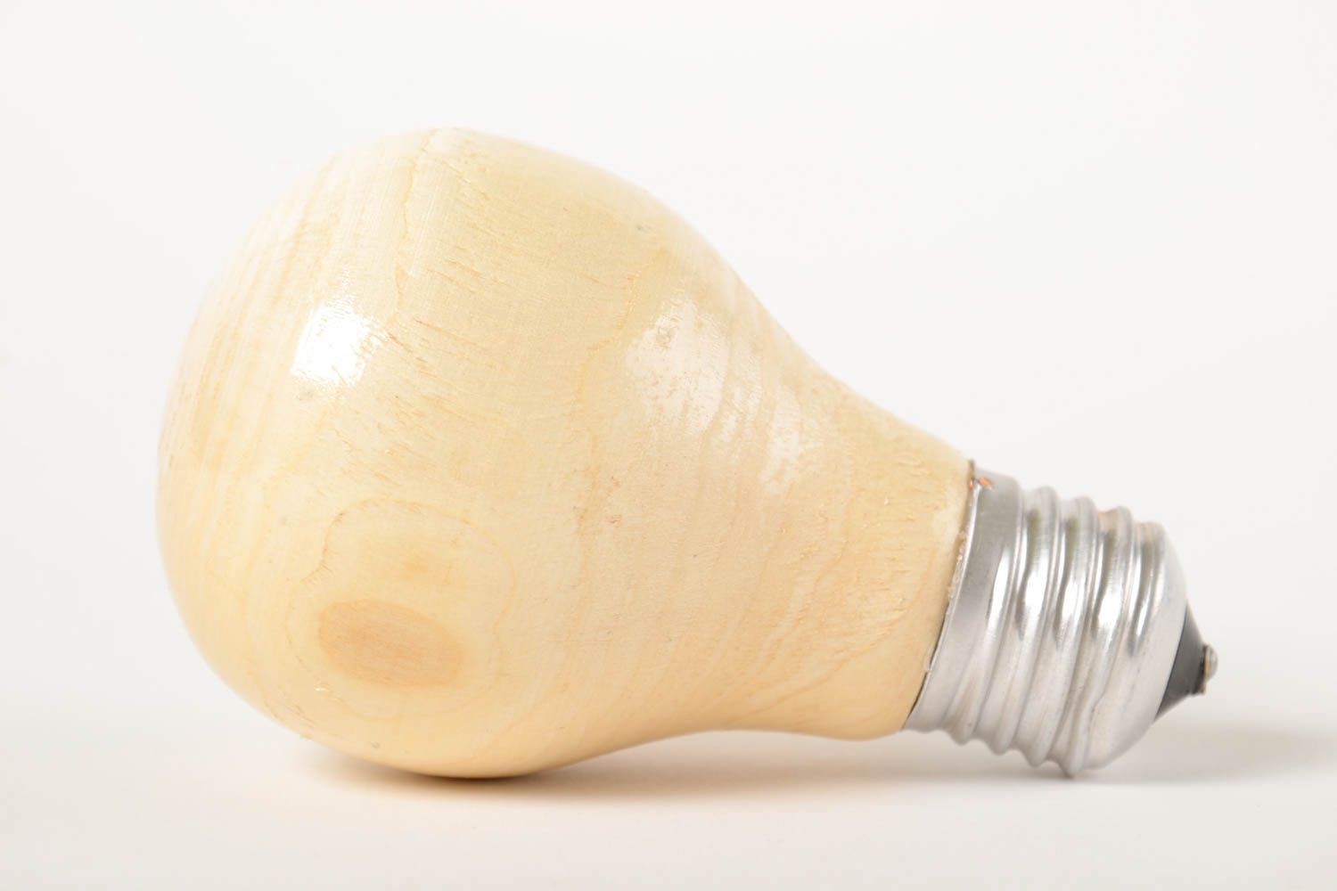 Ampoule design fait main Déco maison en bois statuette souvenir Idée déco photo 5