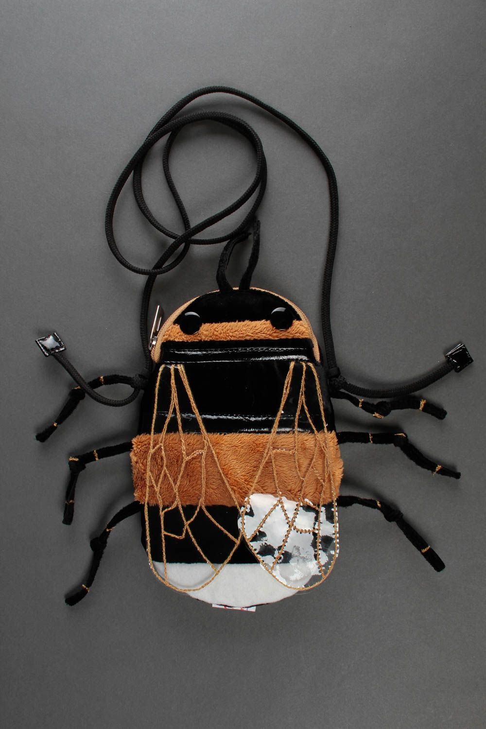 Handmade Tasche für Kinder Mode Accessoire Tasche aus Stoff Hummel lustig  foto 1