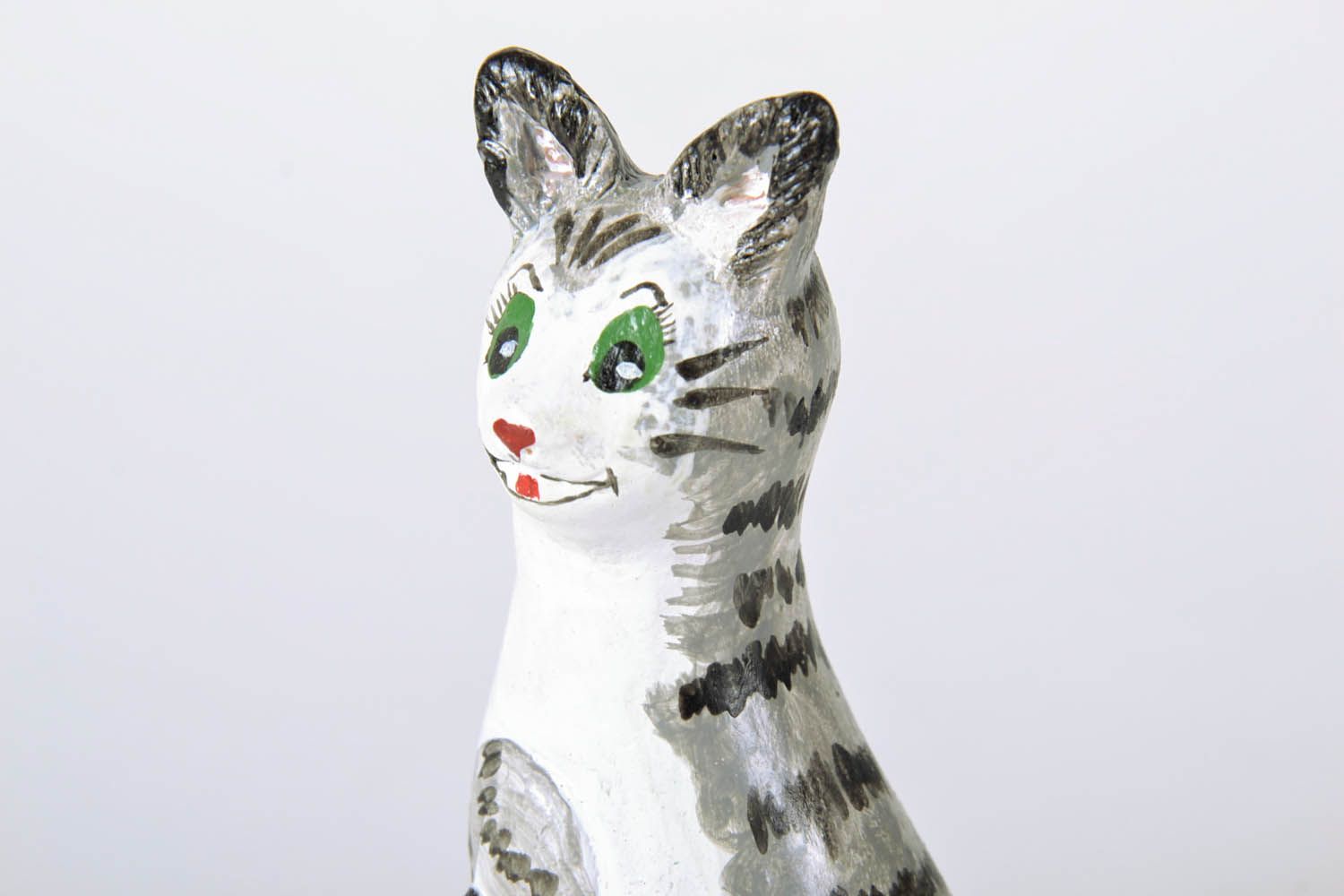 Estatueta decorativa cerâmica Gato foto 4