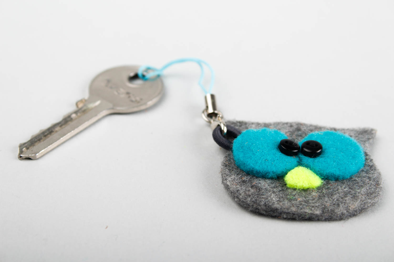 Cute toys handmade woolen keychain felted toy key accessories present for kids photo 1
