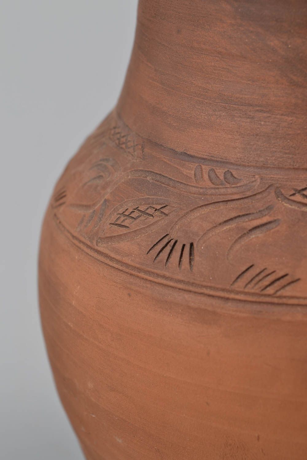 Brocca in ceramica fatta a mano contenitore d acqua utensili da cucina belli
 foto 4