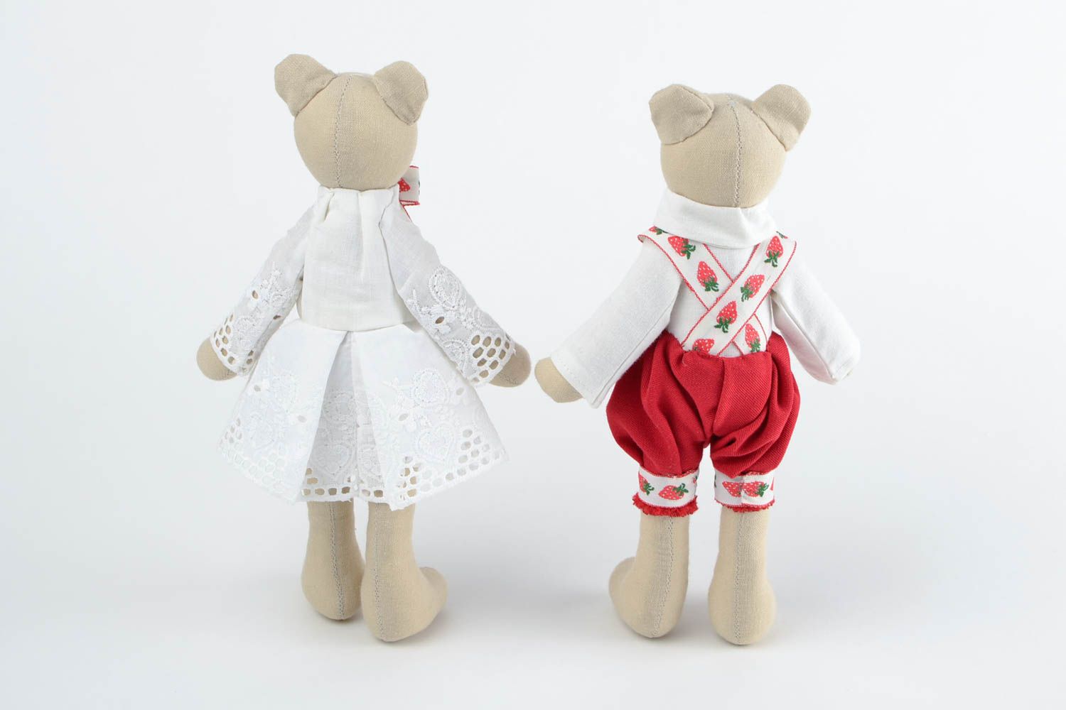 Handmade Kuscheltiere Bären Geschenke für Kinder Haus Deko Spielzeug Set foto 5
