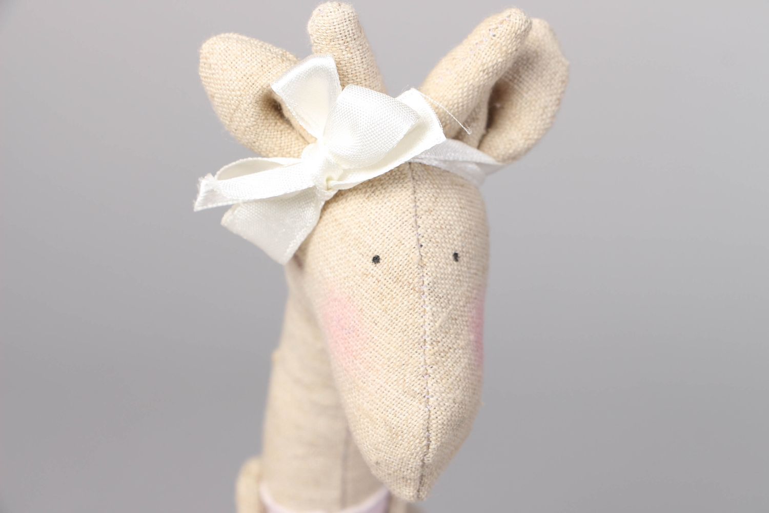 Handmade fabric soft toy Giraffe photo 2