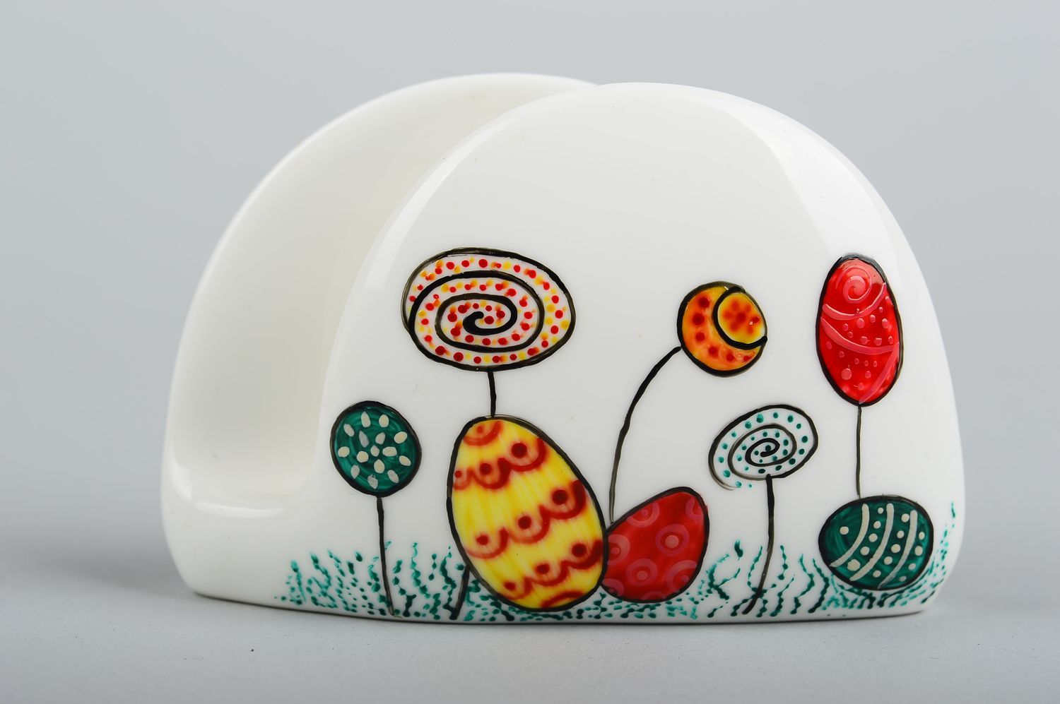 Handgemachte Keramik originell Tischdekoration Keramik Servietten Halter  foto 4