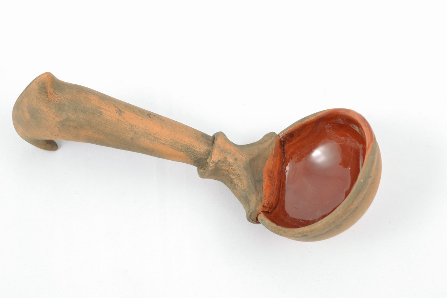 Homemade ceramic spoon photo 1