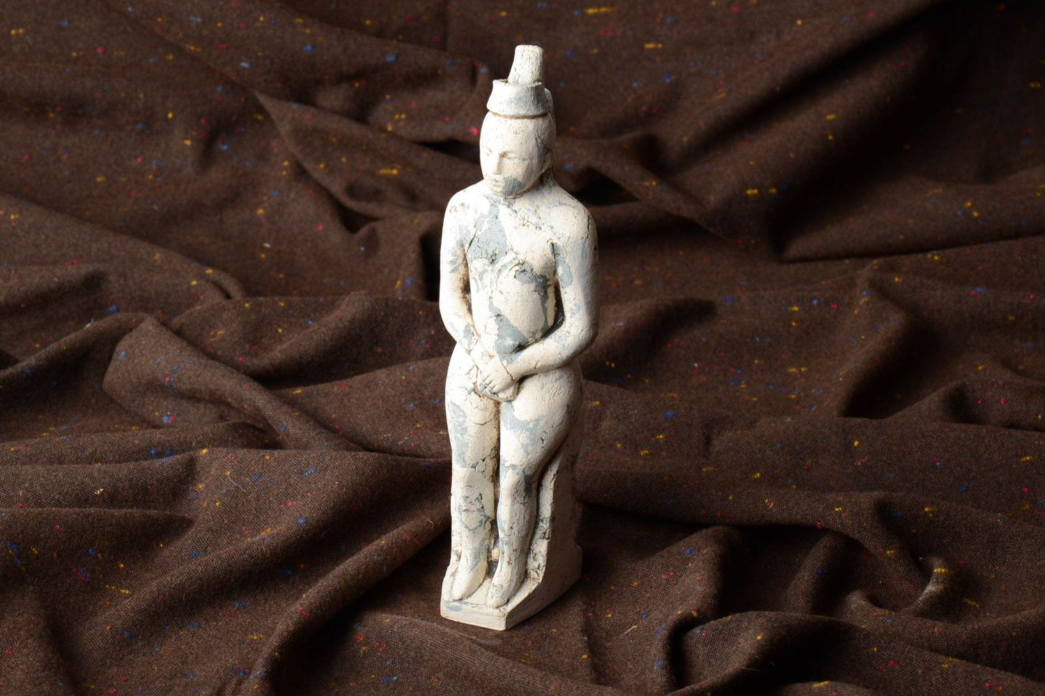 Figurine céramique sifflet Divinité antique  photo 1