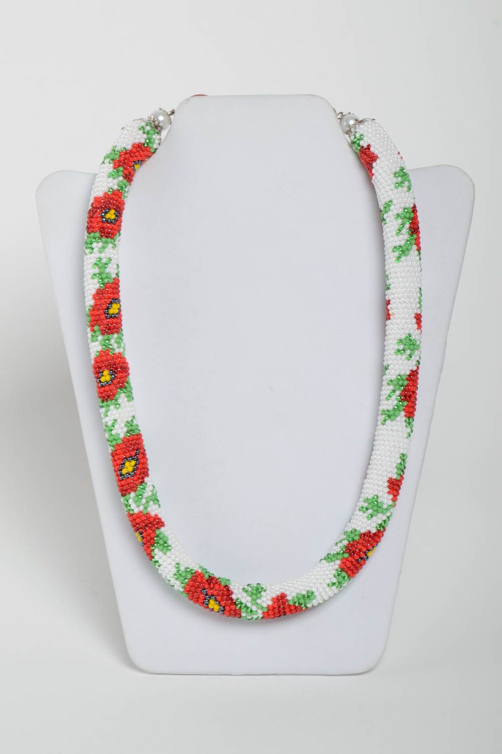 Collar artesanal de abalorios checos accesorio para mujeres regalo original foto 2