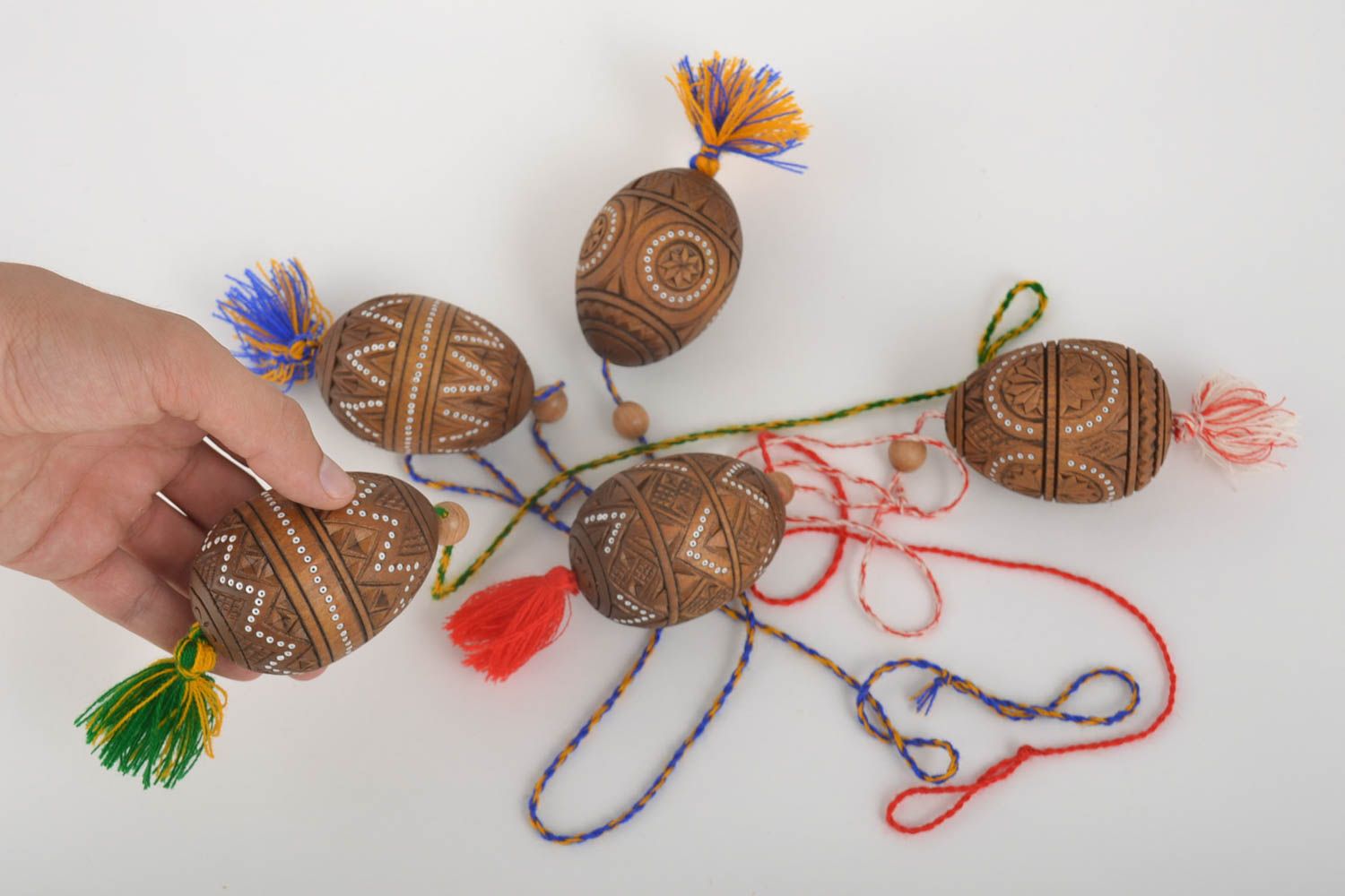 Huevos pascuales hechos a mano regalos personalizados decoración para fiesta foto 5
