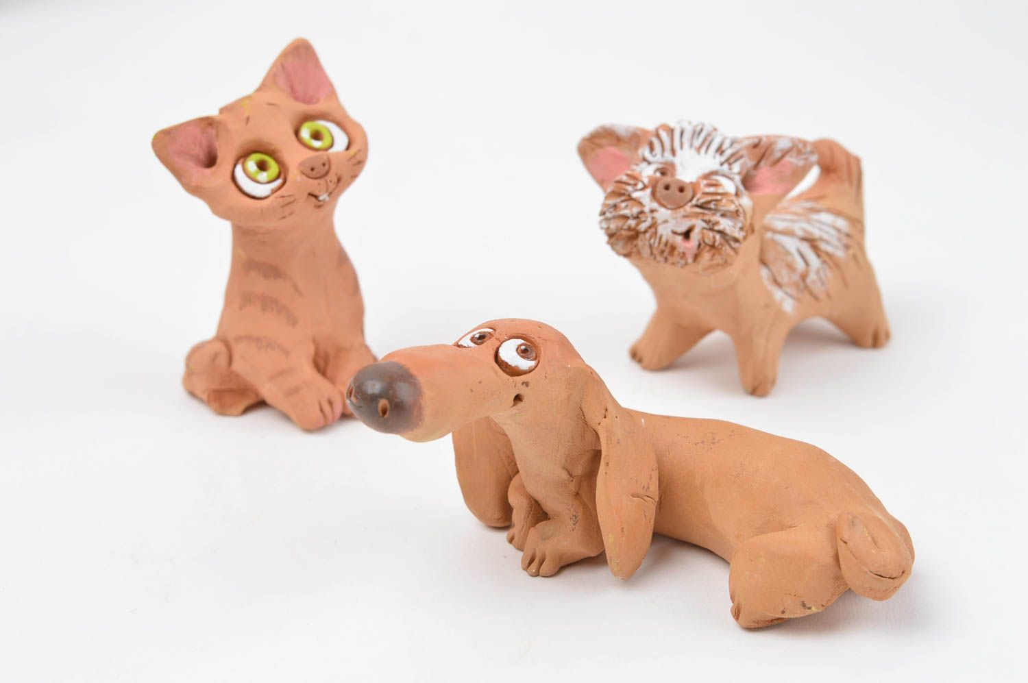 Figuras de animales hechas a mano elementos decorativos souvenirs originales foto 2