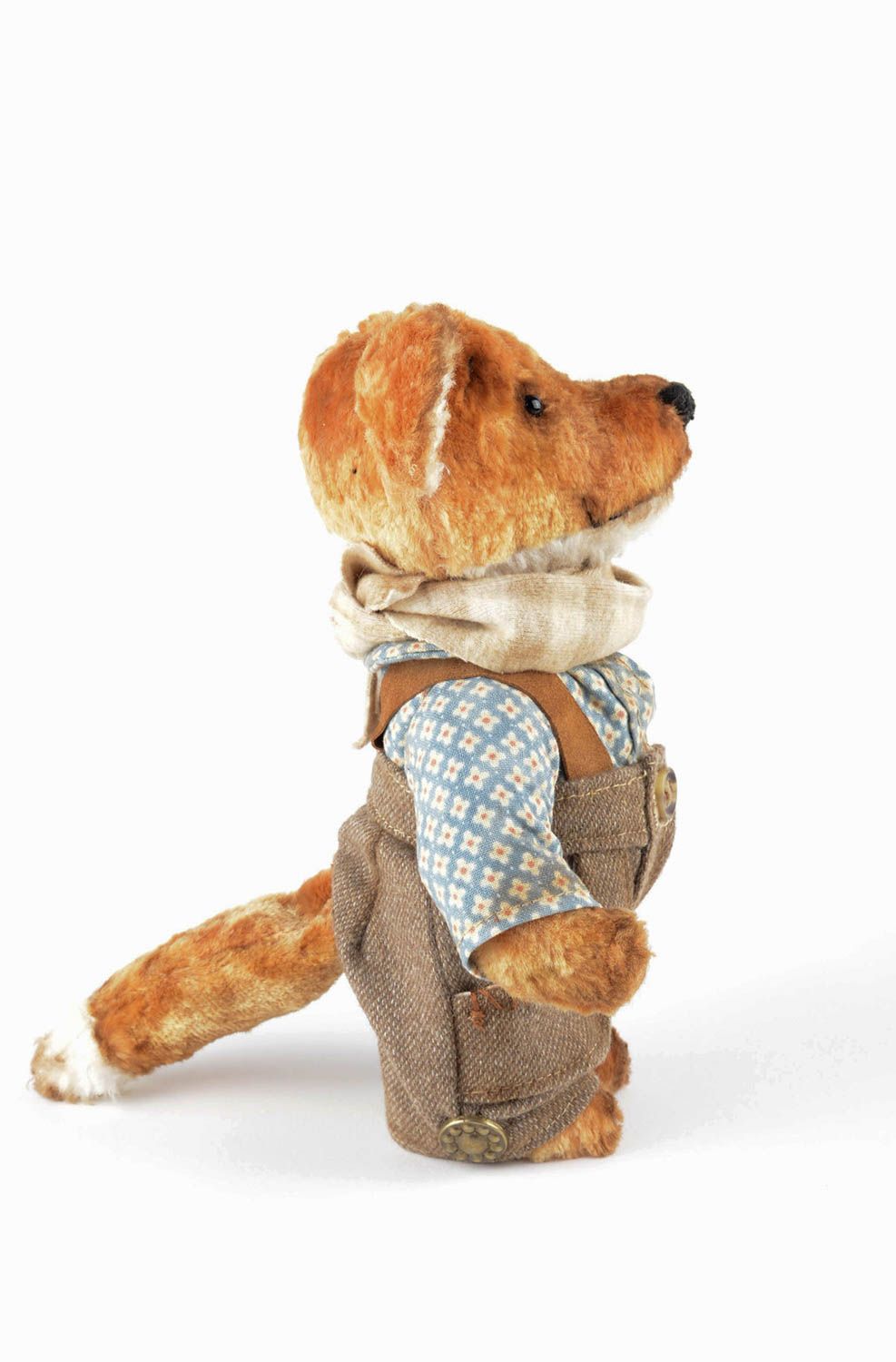 Handmade stuffed toy fox toy soft toy cute baby toys collectible toy for baby photo 2