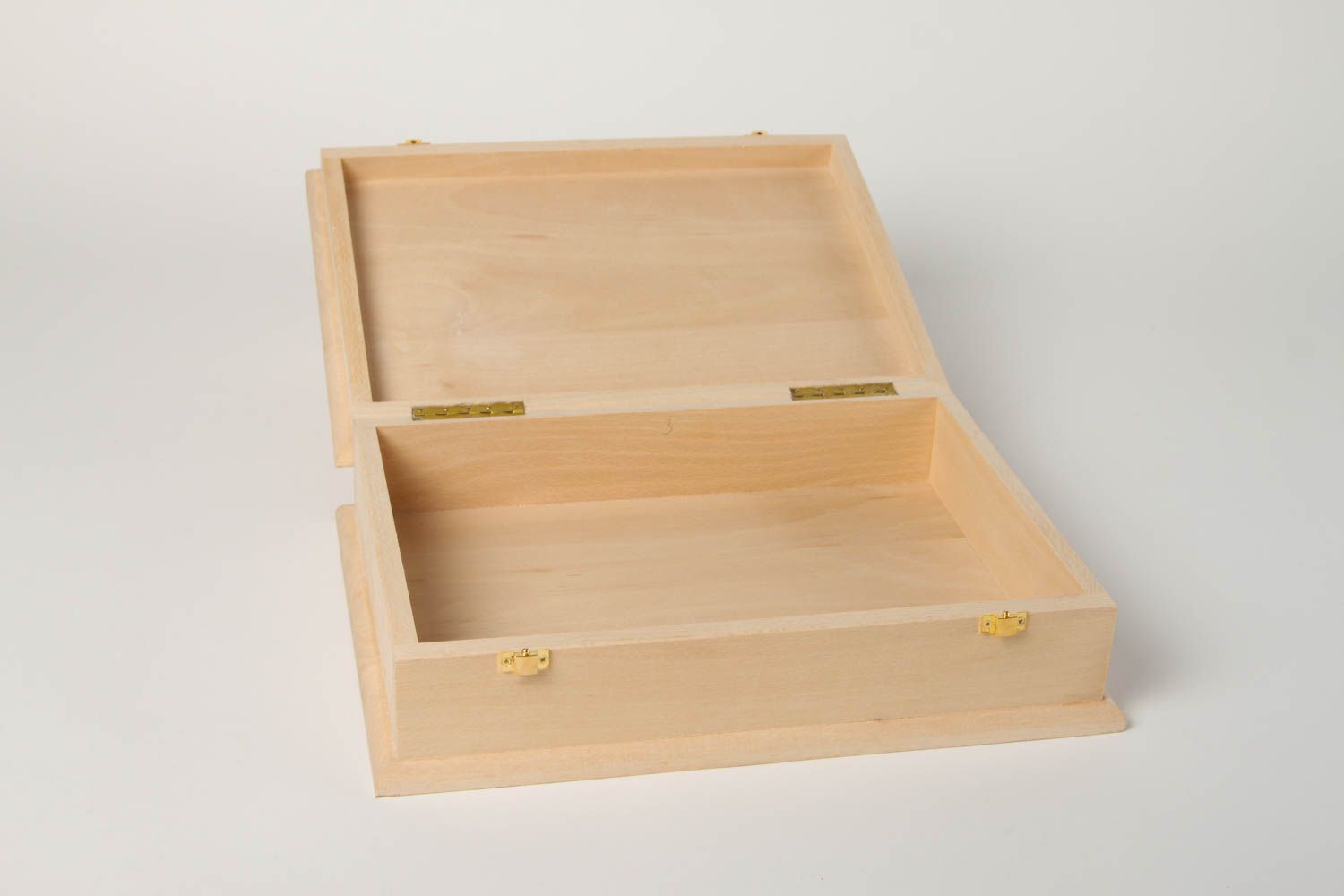 Boîte à décorer faite main Coffret en bois rectangulaire Loisirs créatifs photo 5