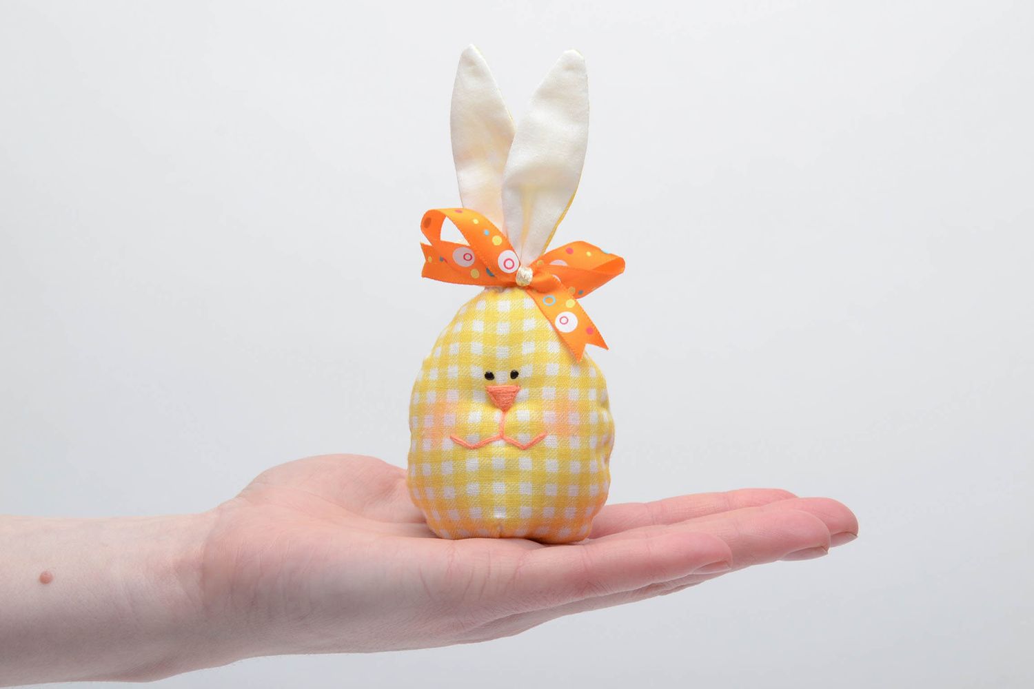 Handmade soft toy Easter Rabbit photo 5