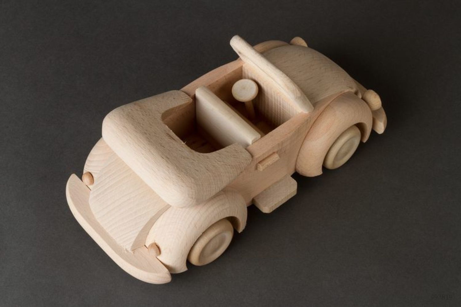 Wooden blank toy car photo 5
