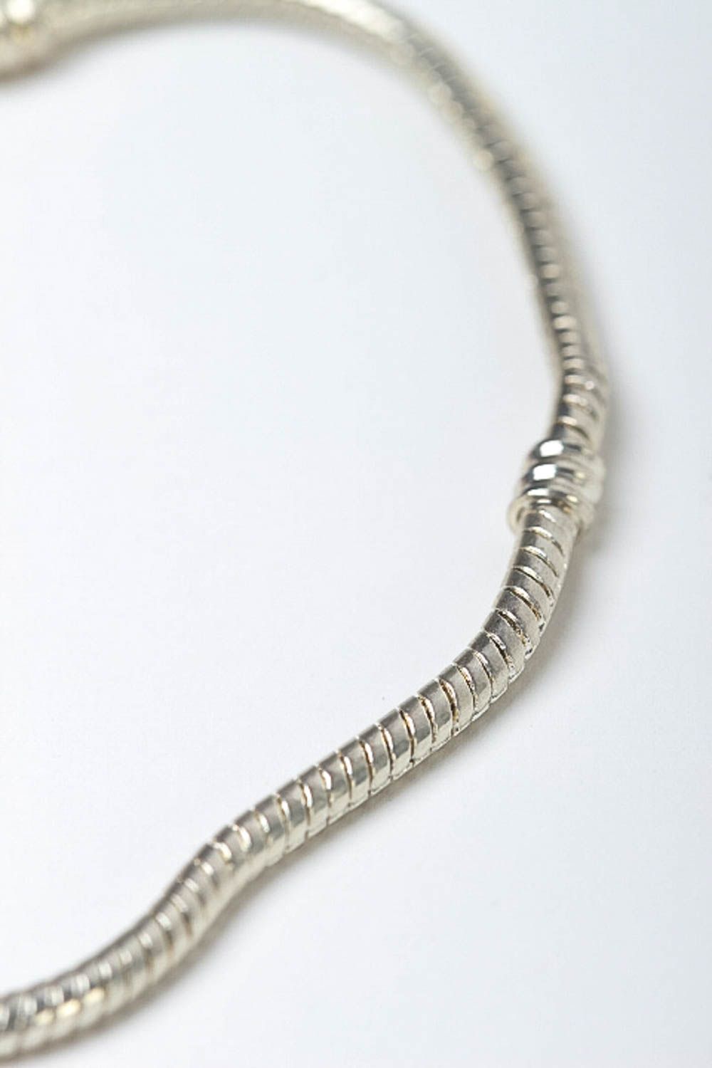 Bracelet métal Bijou fait main perles fantaisie pendeloque Accessoire mode photo 4