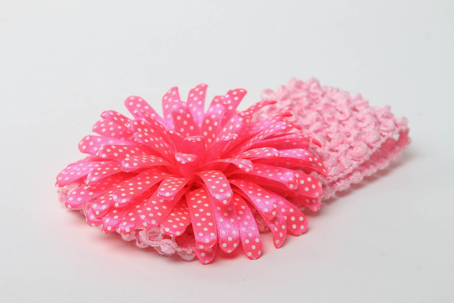 Haarband Blumen handmade Haarschmuck Blumen Accessoires für Kinder farbenfroh foto 3