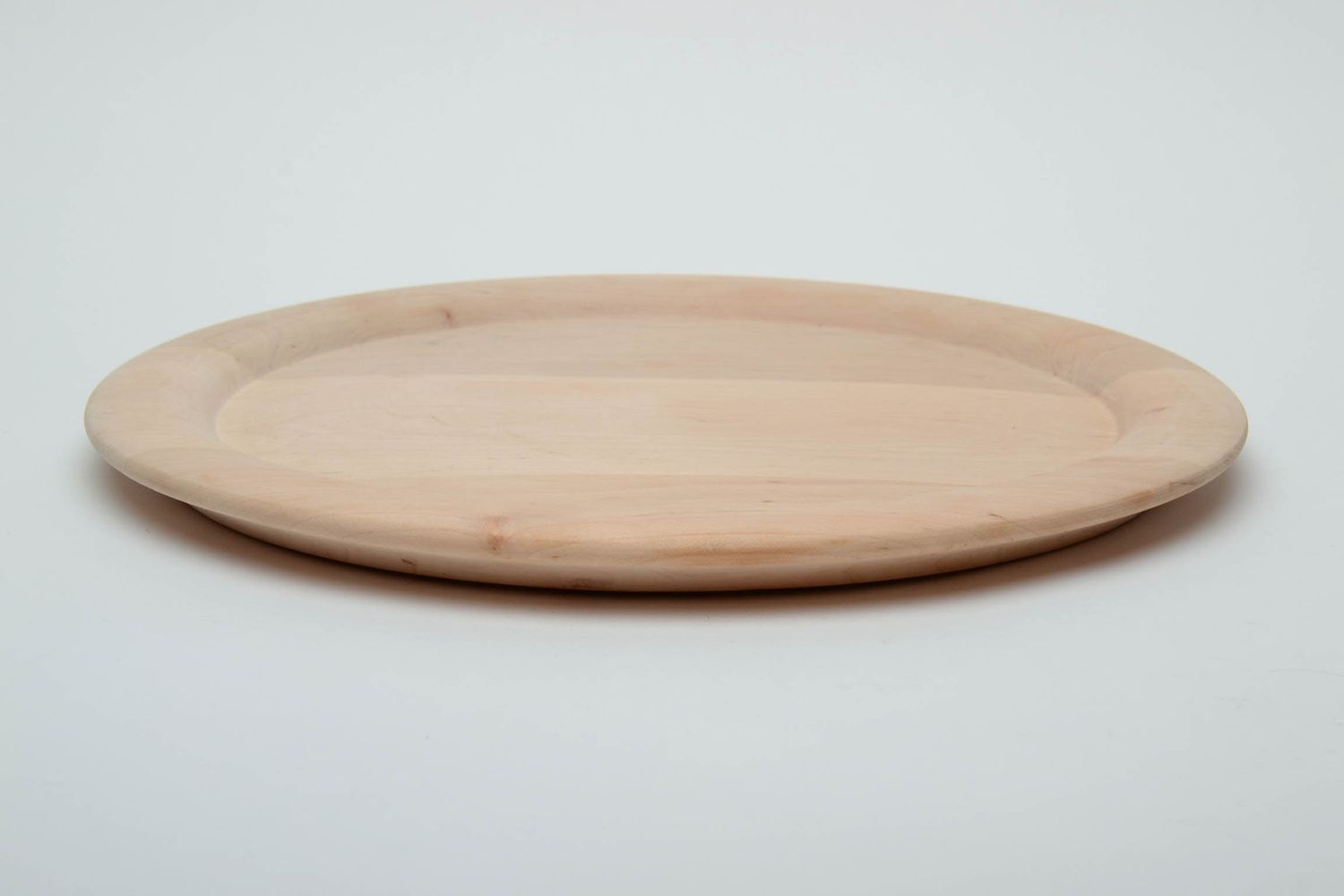 Резная деревянная заготовка тарелки из ольхи  фото 2