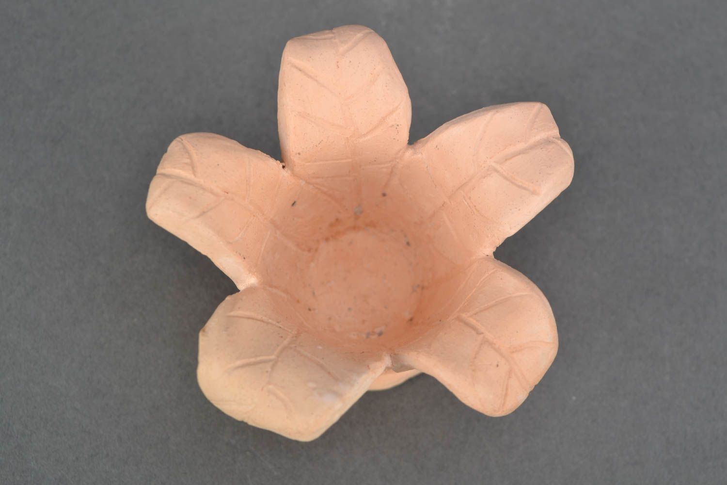 Keramik Kerzenhalter Blume foto 3