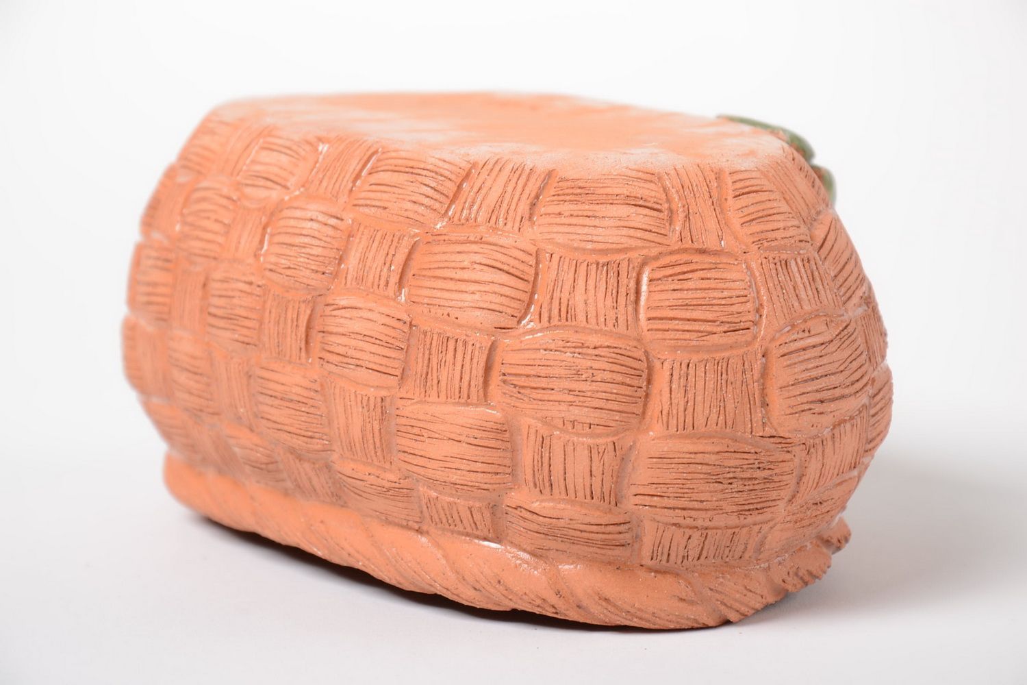 Глиняная конфетница ручной работы авторская красивая с росписью красками Каллы фото 4