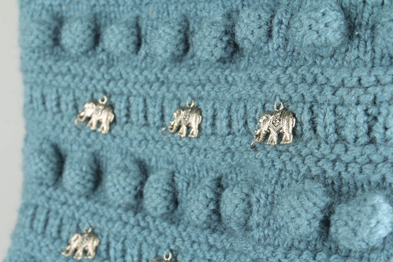 Sac tricoté avec mitaines faits main   photo 5