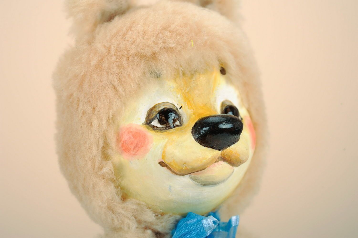 Toy made of papier-mache Baby bear photo 4