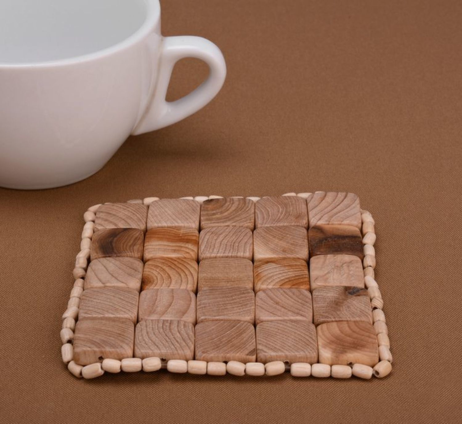 Square coaster for hot dishes photo 4