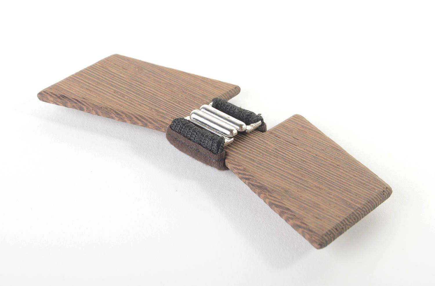 Accessoire für Männer handgeschaffen Fliege aus Holz schöne Fliege Krawatte foto 3