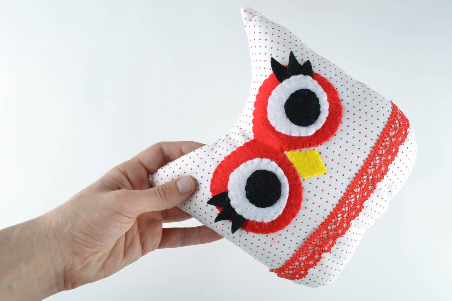 Handmade soft toy owl photo 1