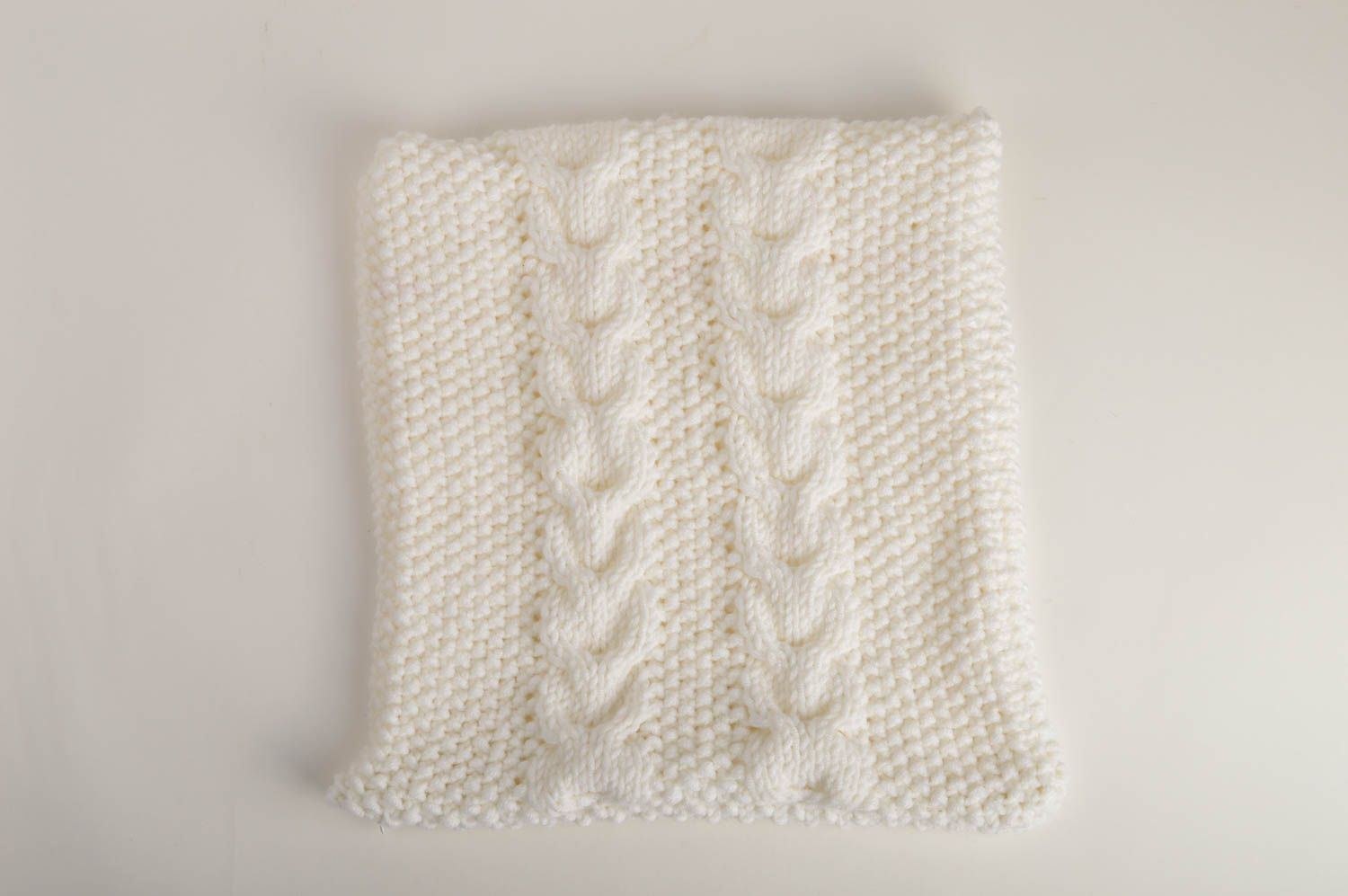 Federa a maglia fatta a mano federa bella biancheria da letto idee regalo foto 2