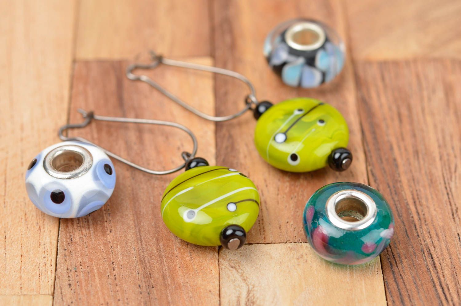 Accessoires für Frauen Handmade Ohrringe Designer Schmuck Damen Ohrringe gelb foto 1