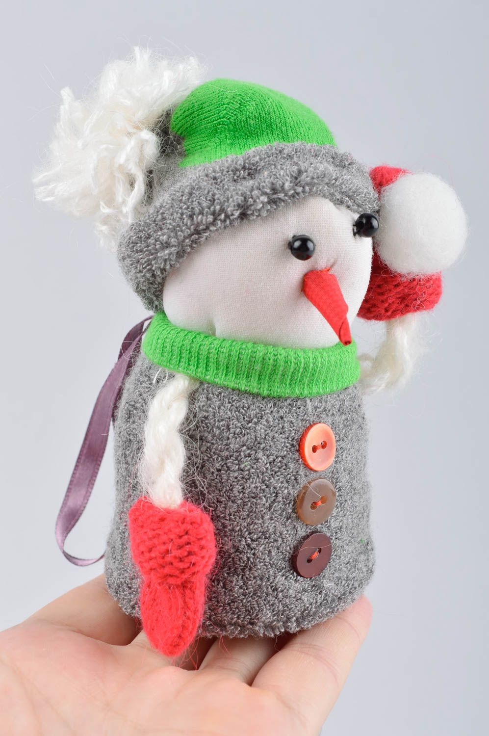 Handmade Christmas decorative toy soft toy present for kids decorative use only photo 5