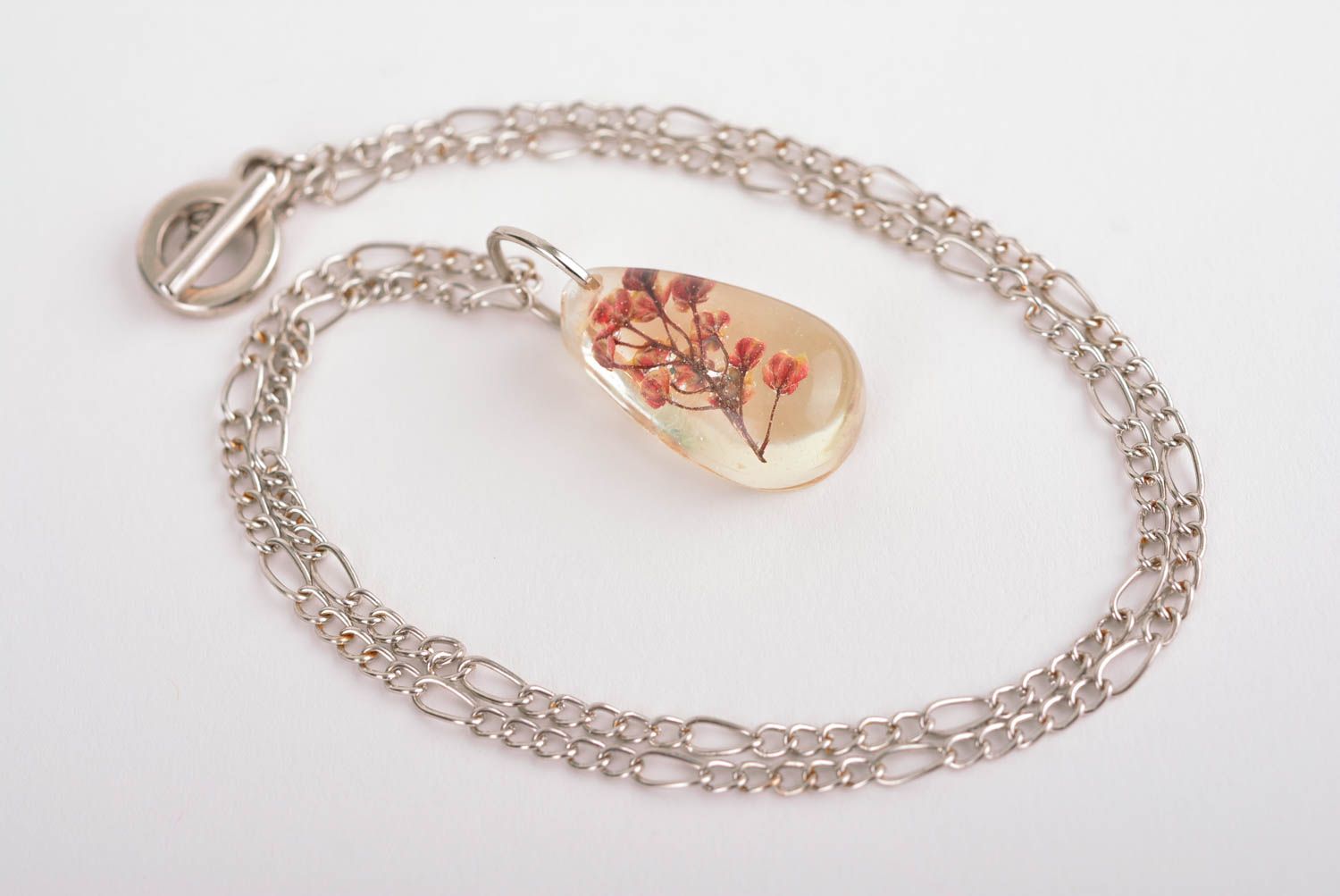 Handmade pendant unusual pendanr designer accessory gift ideas epoxy pendant photo 2