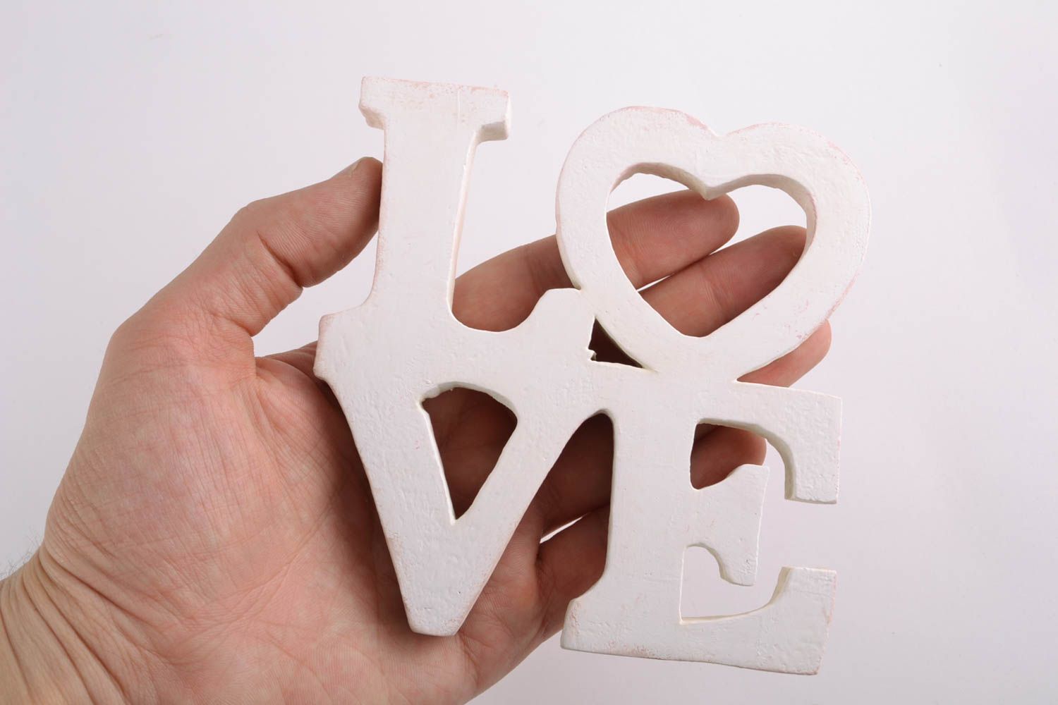 Decorative wooden lettering Love photo 2