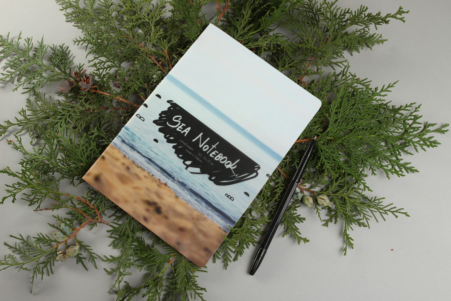 Handmade notebook unusual notebook designer notepad for artist art product photo 1