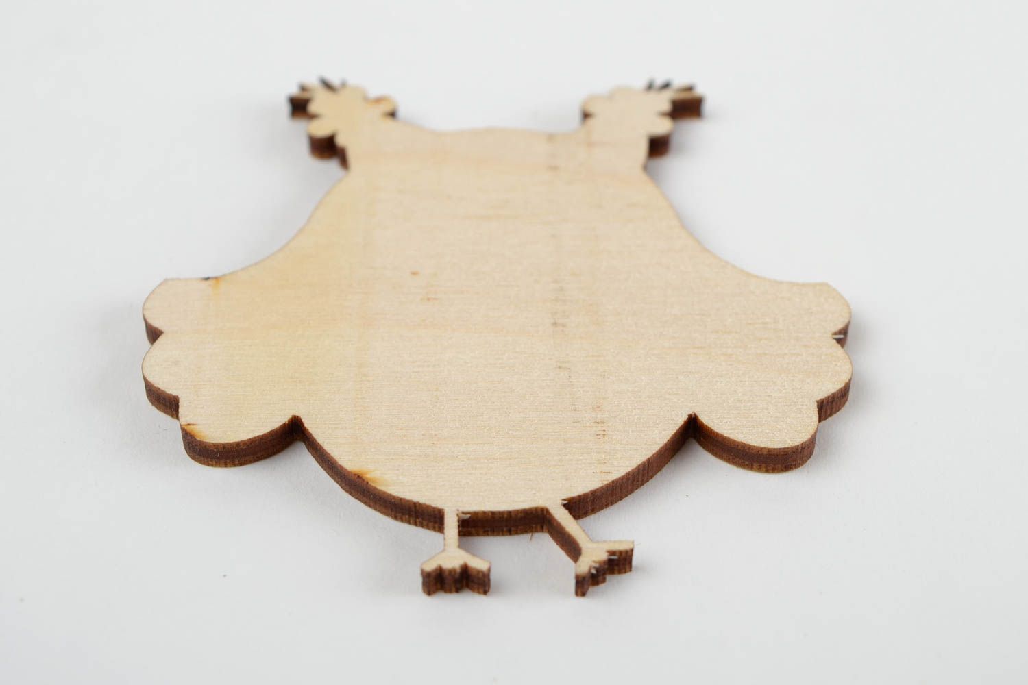 Rohling zum Bemalen handmade Figur aus Holz Eule Miniatur bemalen originell foto 5
