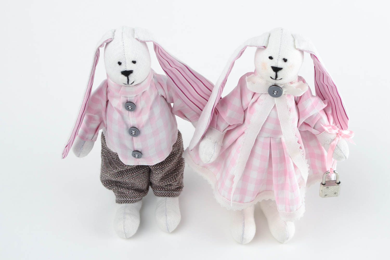 Игрушки зайцы авторские игрушки ручной работы мягкие игрушки для дома и детей фото 4