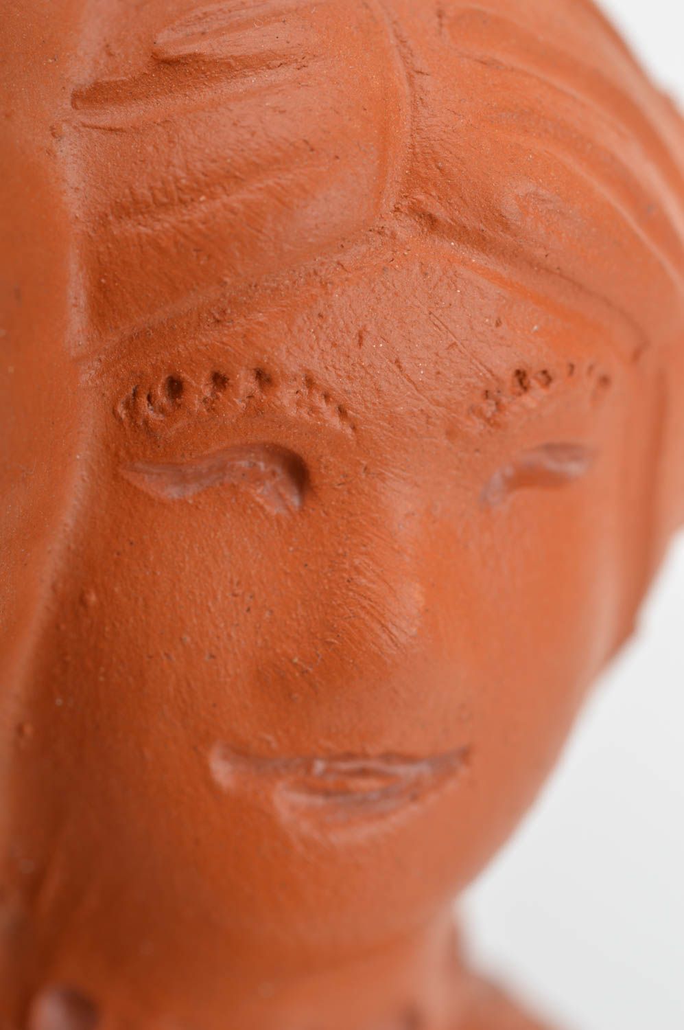 60 oz ceramic terracotta wine bottle in the shape of a woman 1,25 lb photo 4