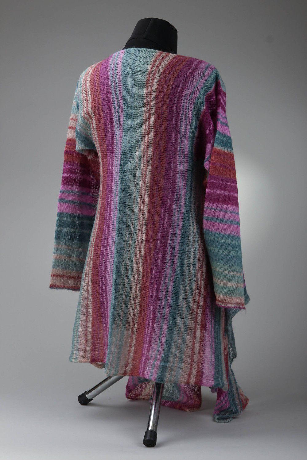 Knitted cardigan made of kid mohair photo 3