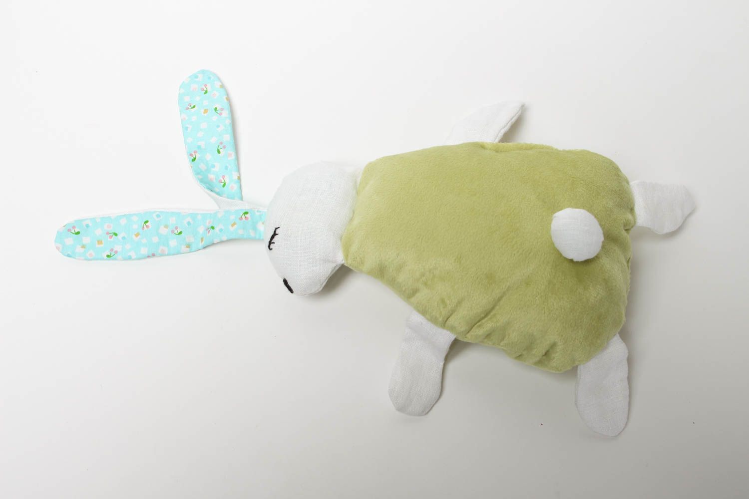 Игрушка заяц ручной работы авторская игрушка стильный подарок для малыша фото 4
