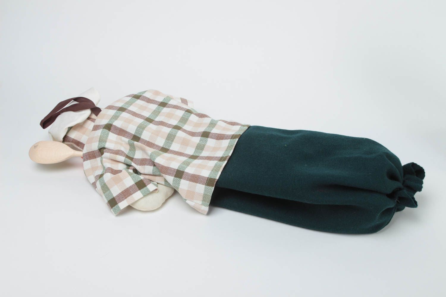 Range-sac fait main Poupée en tissu Déco cuisine accessoire mignon et pratique photo 4