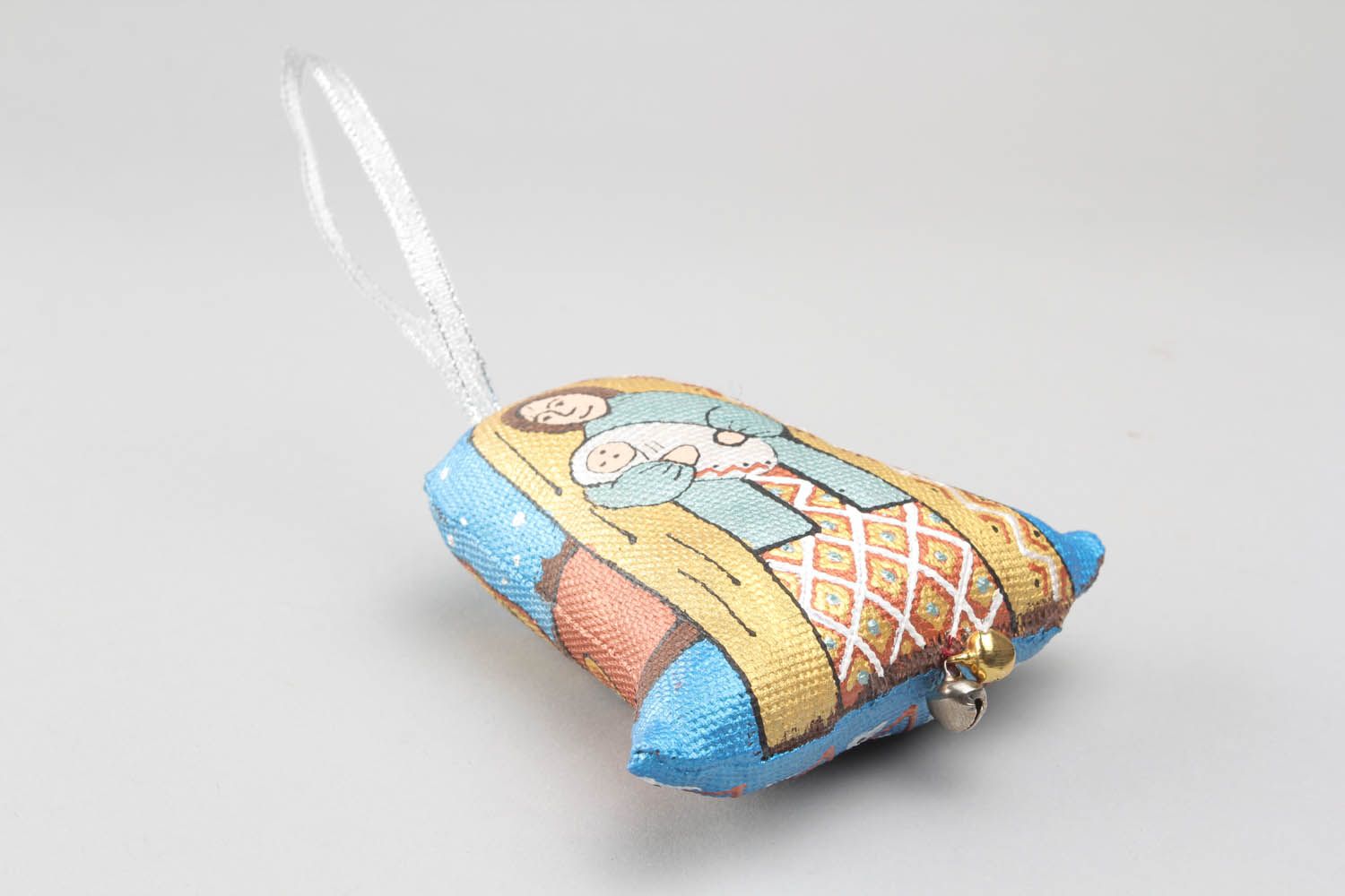 Brinquedo macio têxtil feito à mão de tecido para decoração do interior de materiais naturais Sino foto 2