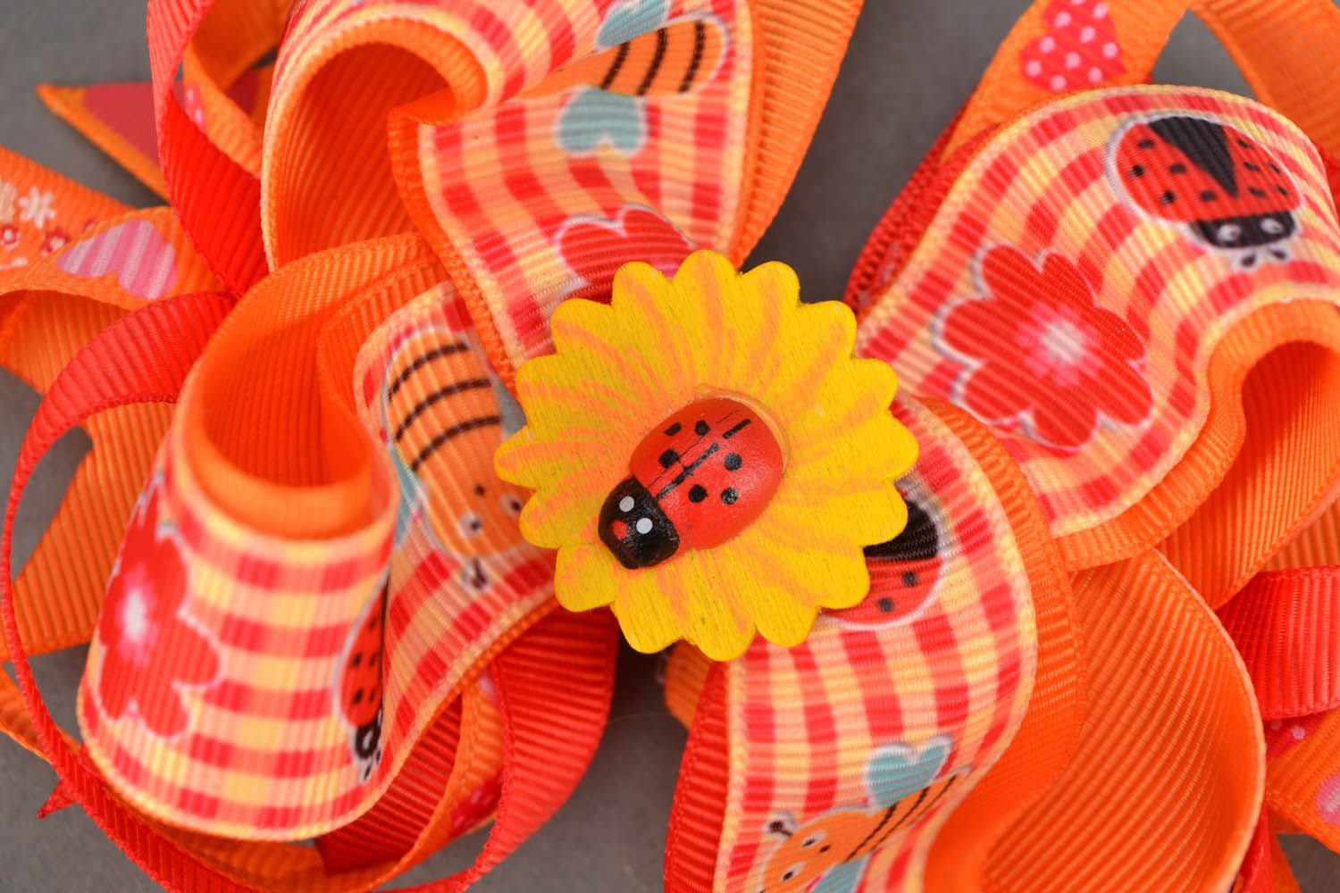 Homemade children's headband Ladybug photo 3