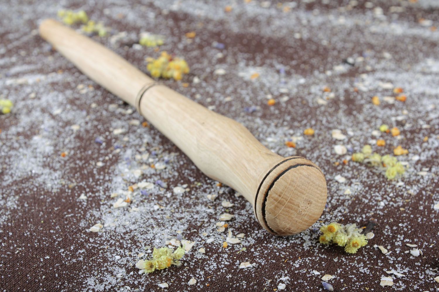 Pestello di legno fatto a mano per pappa di miglio attrezzi da cucina 
 foto 4