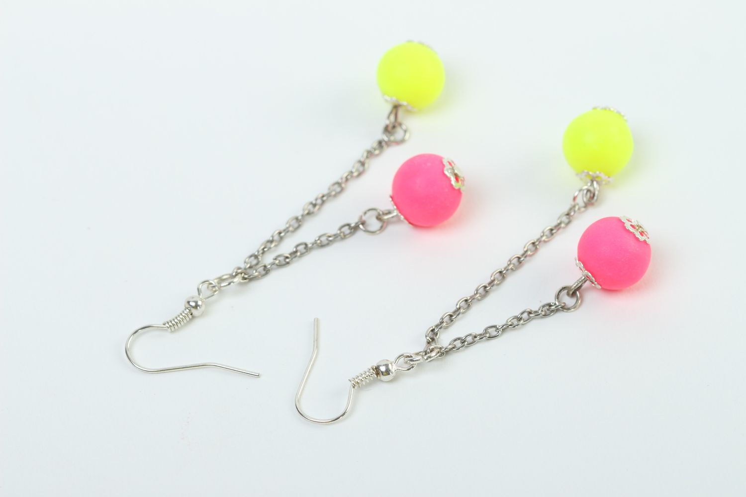 Handmade beautiful earrings stylish bright jewelry unusual accessory gift photo 3