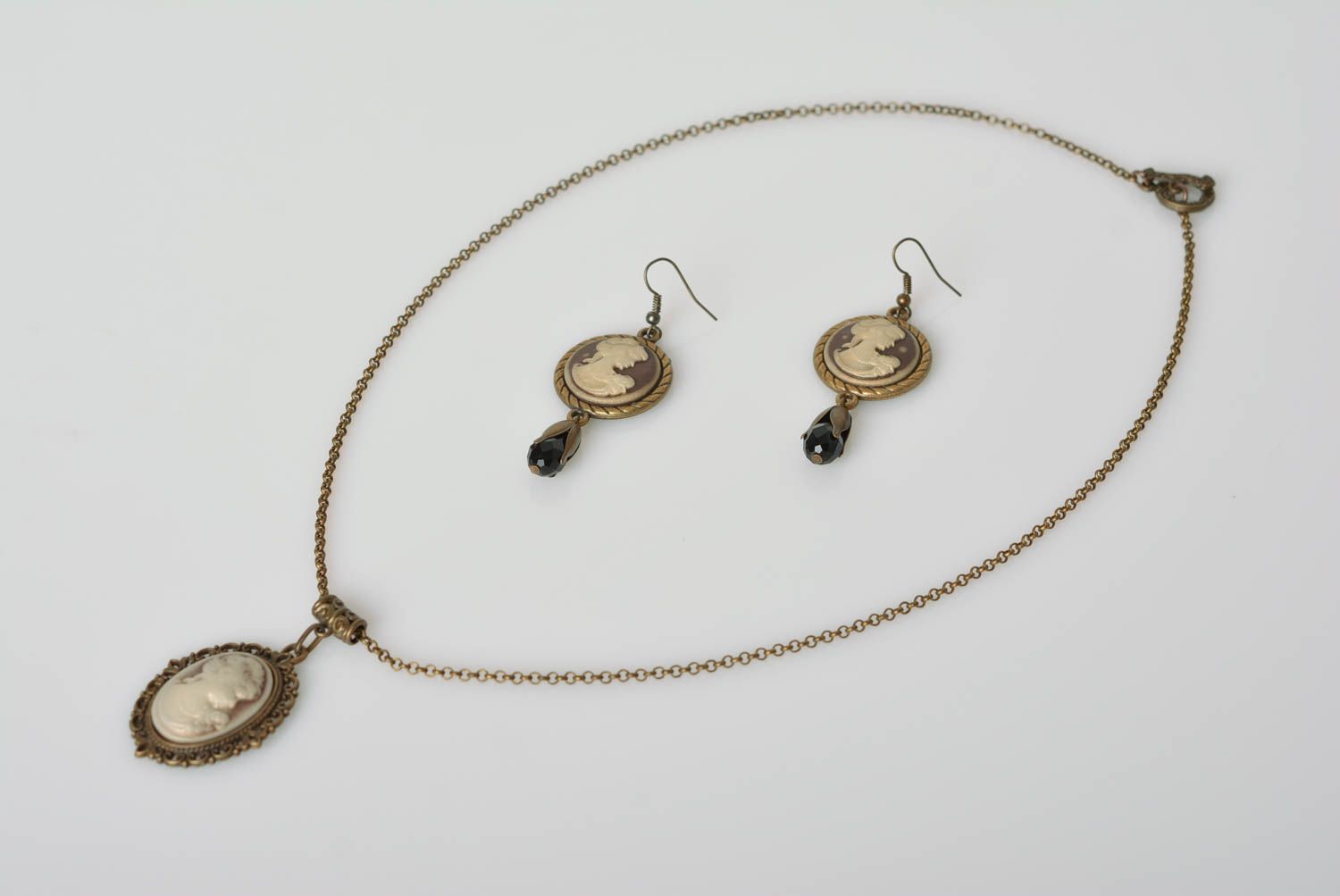 Handmade unusual jewelry lovely cute pendant feminine designer earrings  photo 1
