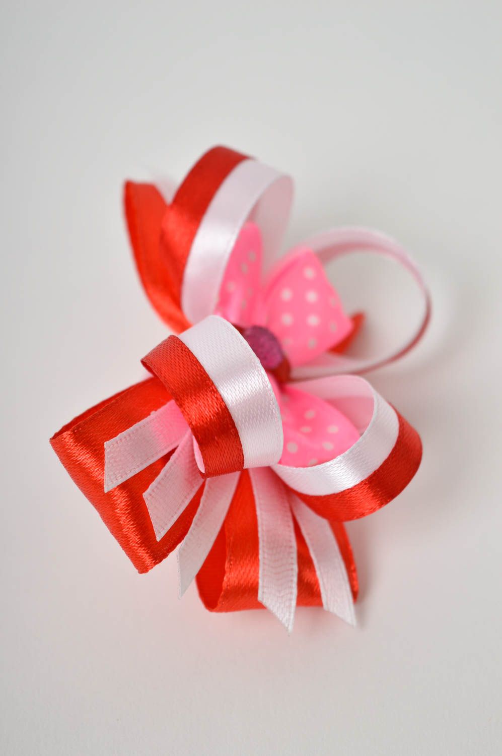 Handmade cute hair tie stylish bow hair tie designer accessories for girls photo 5