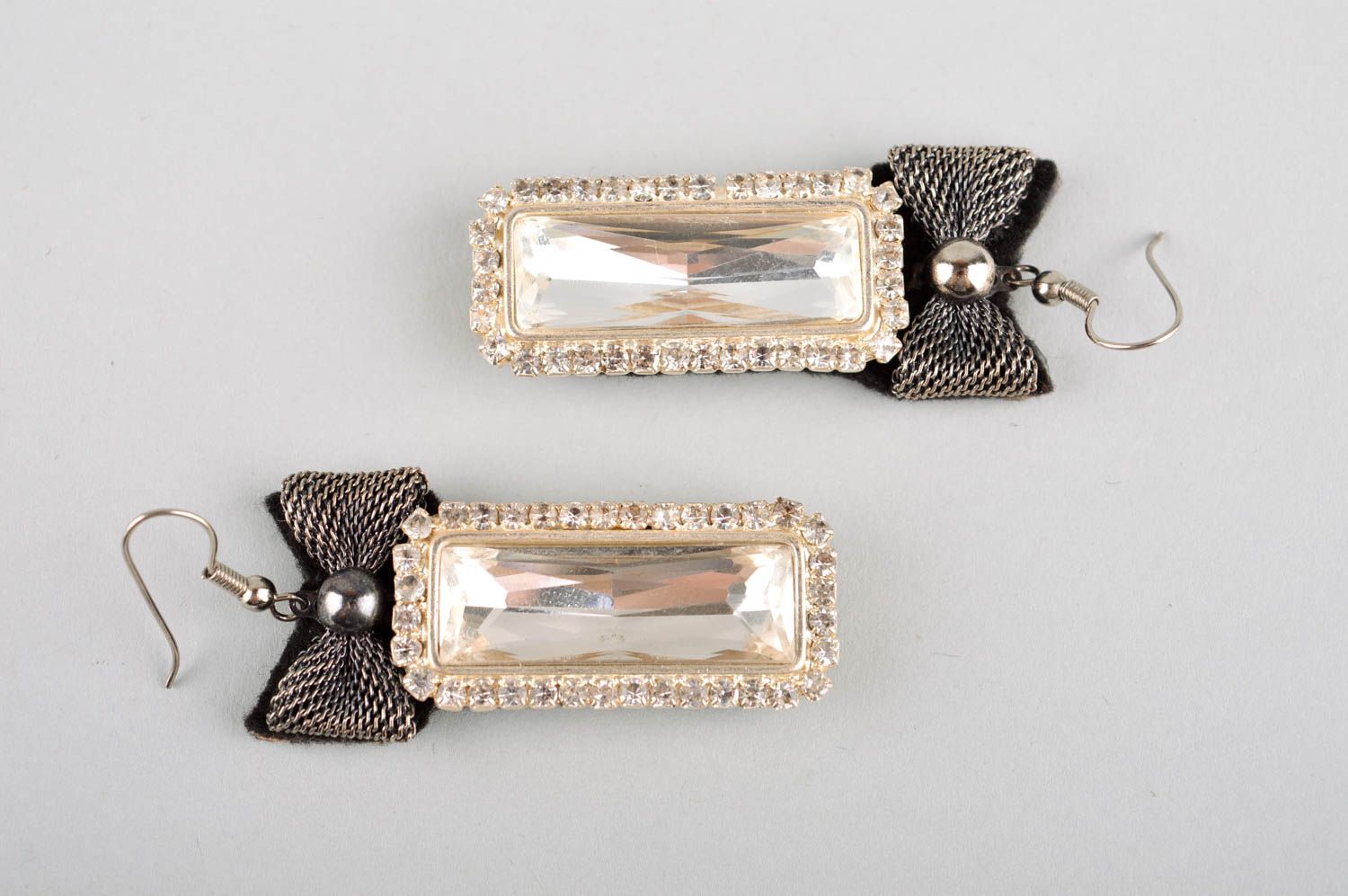 Long beaded earrings handmade earrings with crystal fashion jewelry for girls photo 5