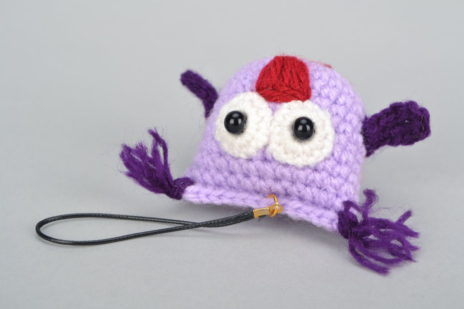 Crochet soft keychain Owlet photo 1